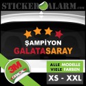 Galatasaray Istanbul Sampiyon Aufkleber