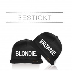 NEU Snapback Set Bonnie & Clyde hochwerig Bestickt