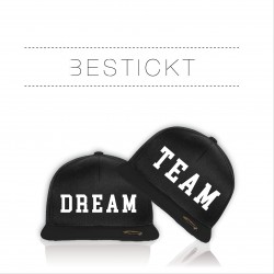 NEU Bestickte Bicolor Snapback Set Dream Team