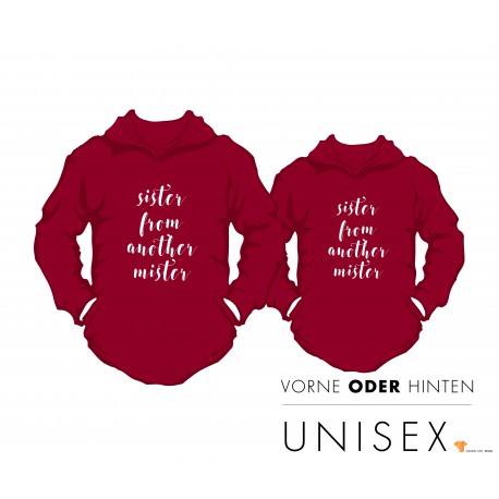 Partner Hoodie Set "Sister From Another Mister"