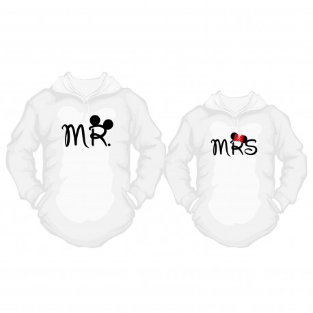 Partner Hoodie Set Mr. & Mrs. für Sie und Ihn