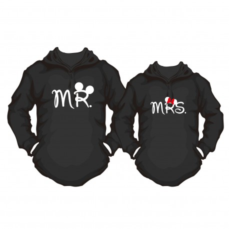 Partner Hoodie Mr. & Mrs. für Sie und Ihn