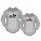 Partner Hoodie Mr. & Mrs. für Sie und Ihn