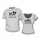 T-Shirt Set Mr. & Mrs. mit Wunschdatum