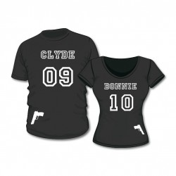 T-Shirt Set Bonnie & Clyde