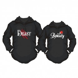 Partner Hoodie Set Badboy & Badgirl mit Wunschtext