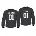 Partner Pulli Set Dream Team mit Wunschnummer